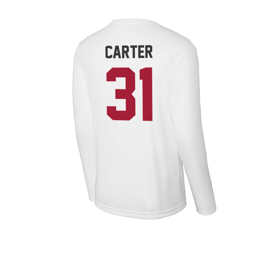 Arkansas - NCAA Baseball : Dylan Carter - Activewear Long Sleeve T-Shirt