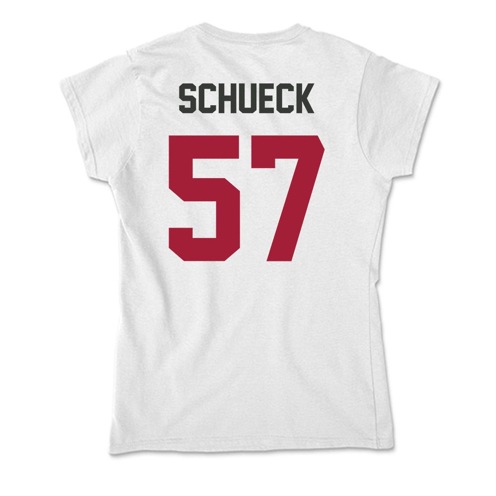 Arkansas - NCAA Football : Thomas Schueck - Soft Style Women’s T-Shirt-1