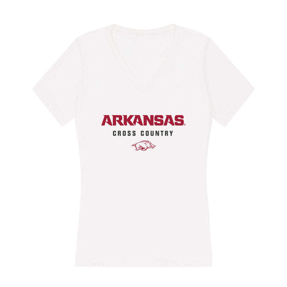 Arkansas - NCAA Men's Cross Country : Brian Masai - Women's V-Neck T-Shirt-0