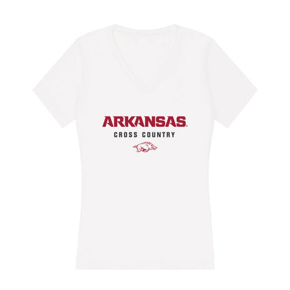 Arkansas - NCAA Men's Cross Country : Brian Masai - Women's V-Neck T-Shirt-0