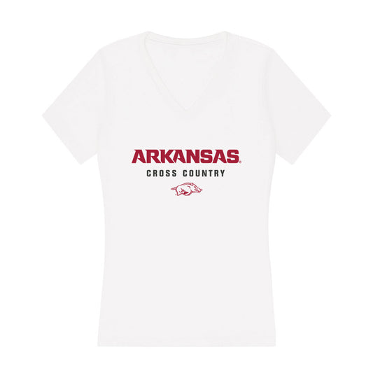 Arkansas - NCAA Men's Cross Country : Brian Masai - Women's V-Neck T-Shirt-0
