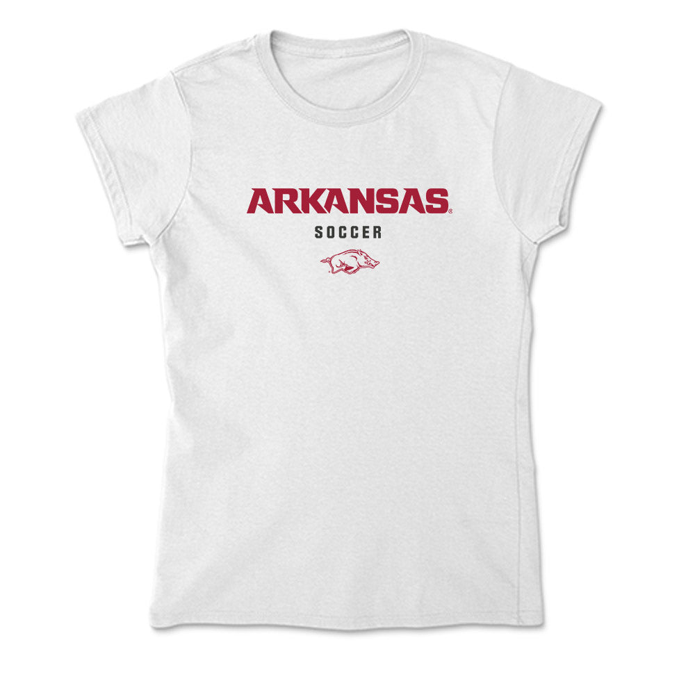 Arkansas - NCAA Women's Soccer : Ella Riley - Soft Style Women’s T-Shirt-0