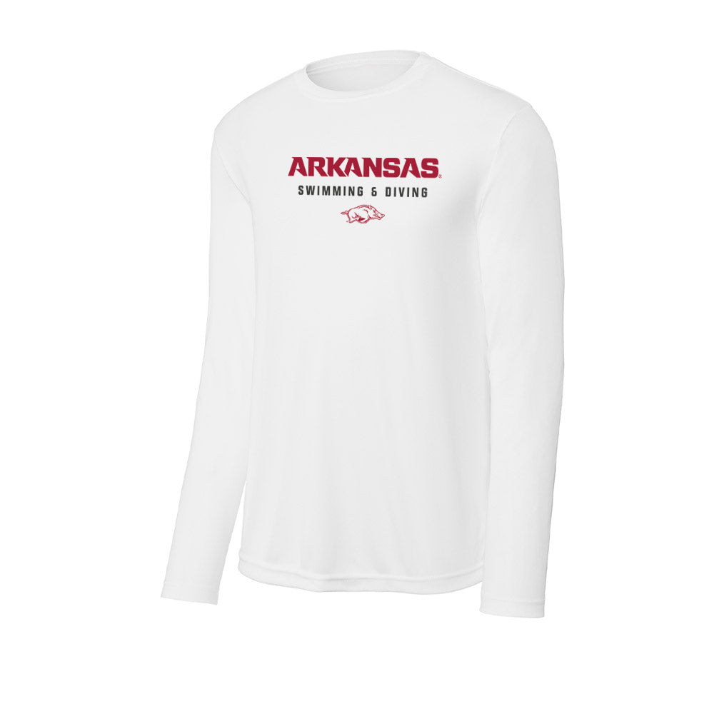 Arkansas - NCAA Women's Swimming & Diving : Malea Martinez - Activewear Long Sleeve T-Shirt