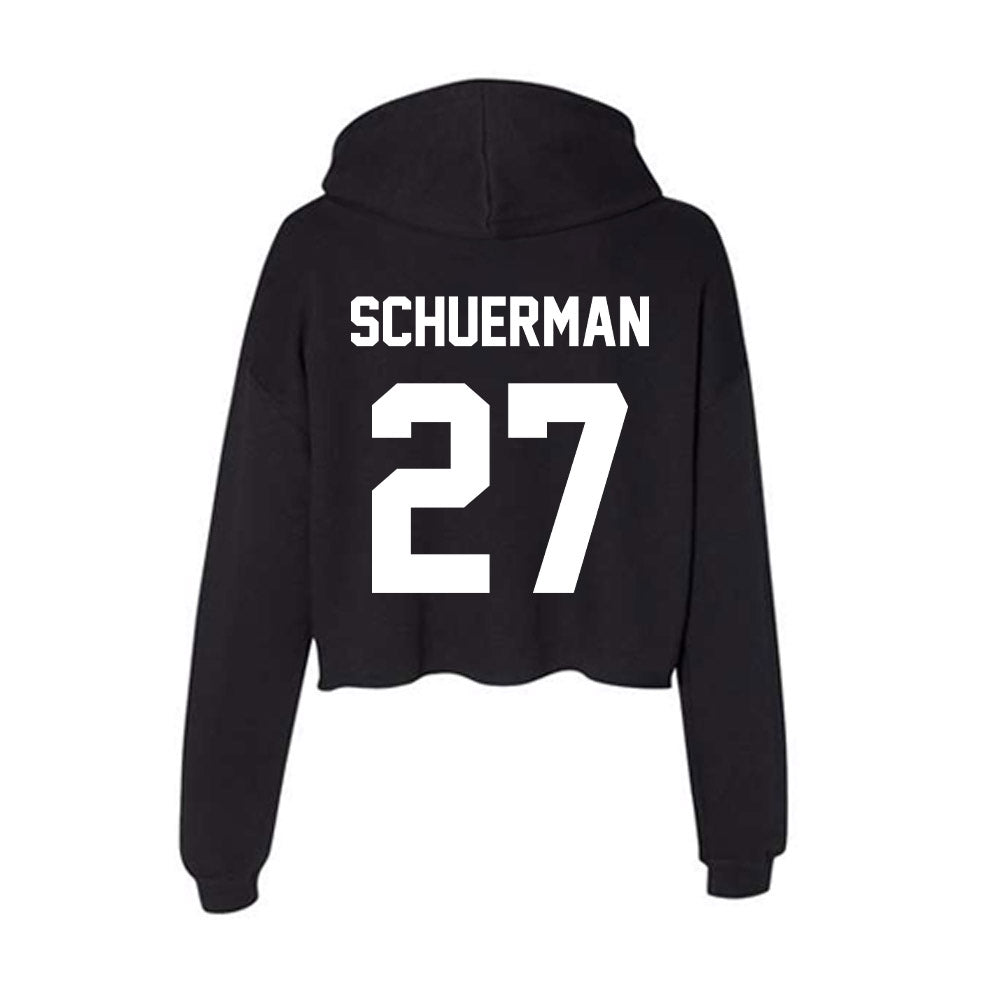 Gonzaga - NCAA Baseball : Rece Schuerman - Women's Crop Fleece Hoodie-1