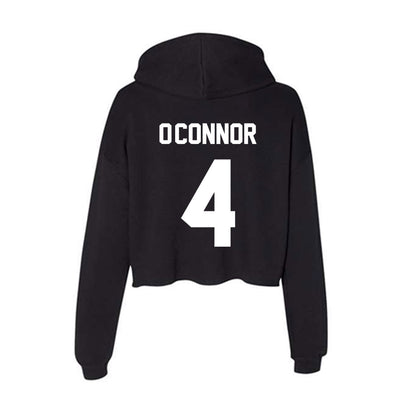 Gonzaga - NCAA Women's Basketball : Claire O'Connor - Women's Crop Fleece Hoodie-1