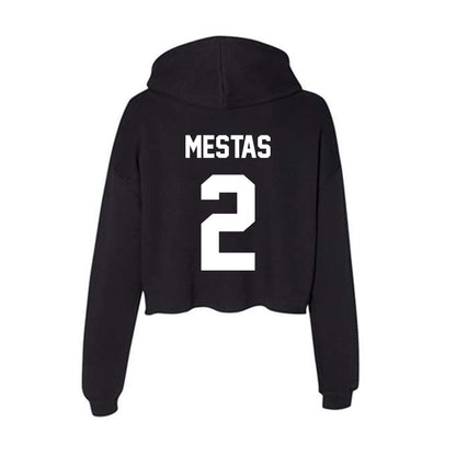 Gonzaga - NCAA Baseball : Gage Mestas - Women's Crop Fleece Hoodie-1