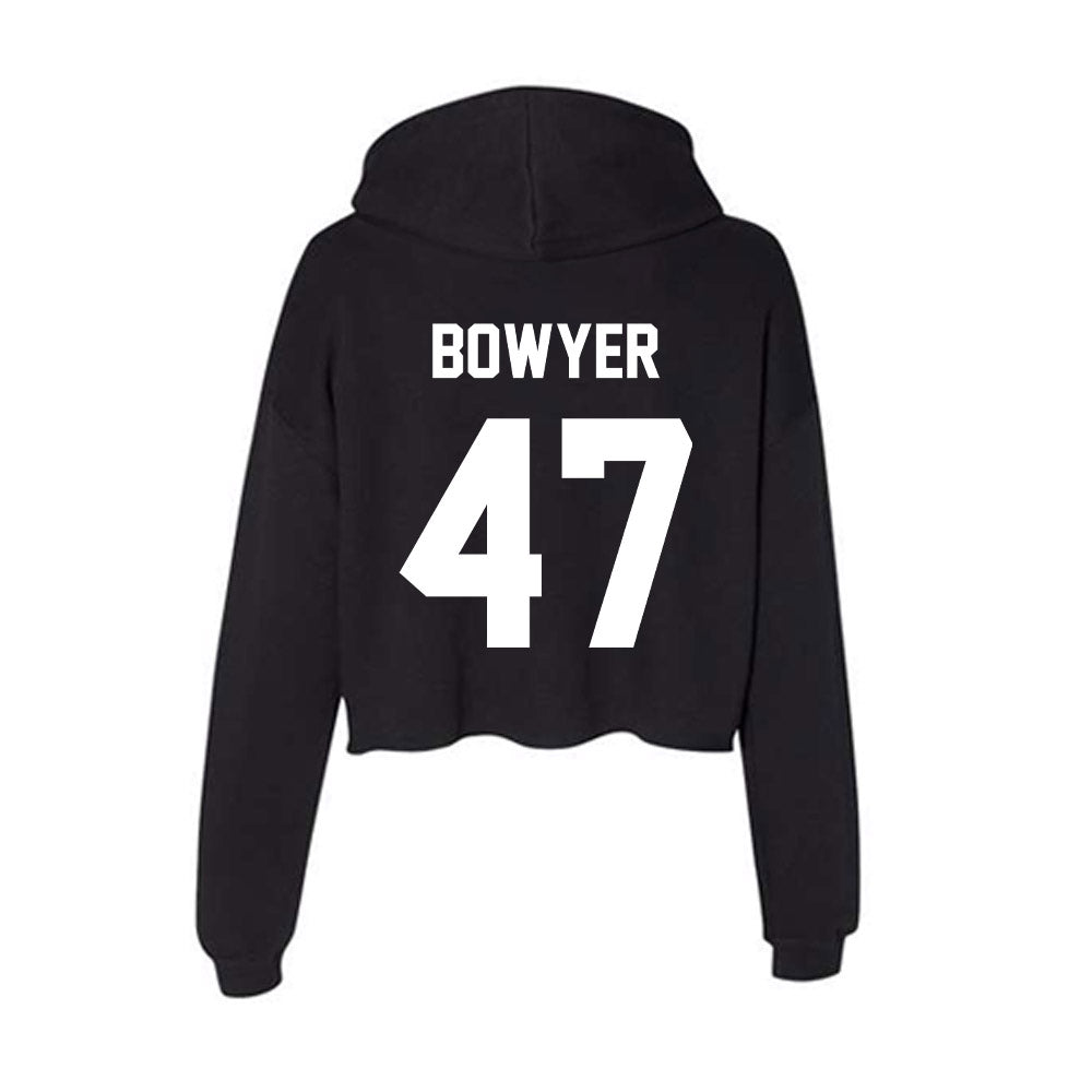 Gonzaga - NCAA Baseball : Brendan Bowyer - Women's Crop Fleece Hoodie-1