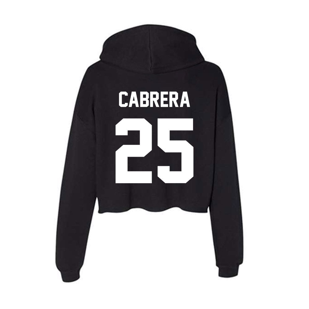 Gonzaga - NCAA Baseball : Brandon Cabrera - Women's Crop Fleece Hoodie-1