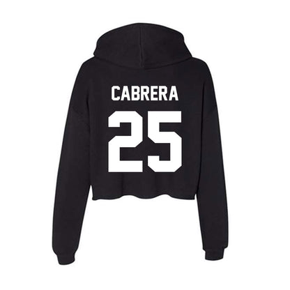 Gonzaga - NCAA Baseball : Brandon Cabrera - Women's Crop Fleece Hoodie-1