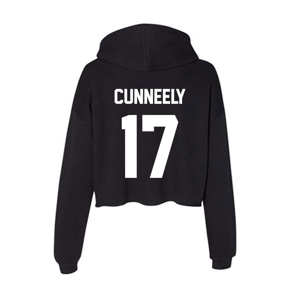 Gonzaga - NCAA Baseball : Michael Cunneely - Women's Crop Fleece Hoodie-1