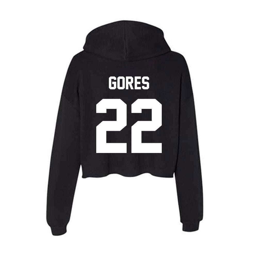 Gonzaga - NCAA Baseball : Garrett Gores - Women's Crop Fleece Hoodie-1