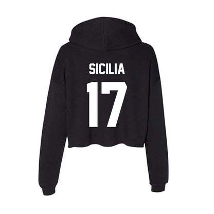 Gonzaga - NCAA Women's Soccer : Abbie Sicilia - Women's Crop Fleece Hoodie-1