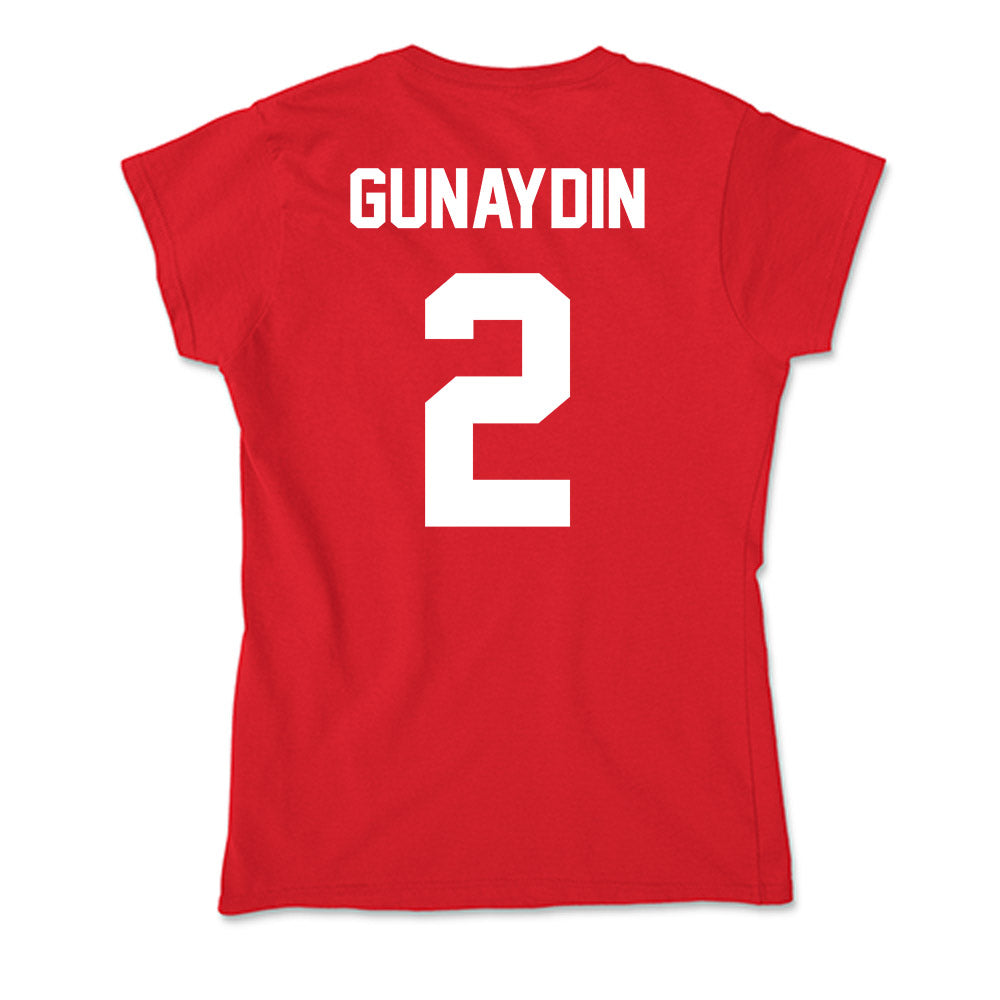 Gonzaga - NCAA Women's Basketball : Vera Gunaydin - Soft Style Women’s T-Shirt-1