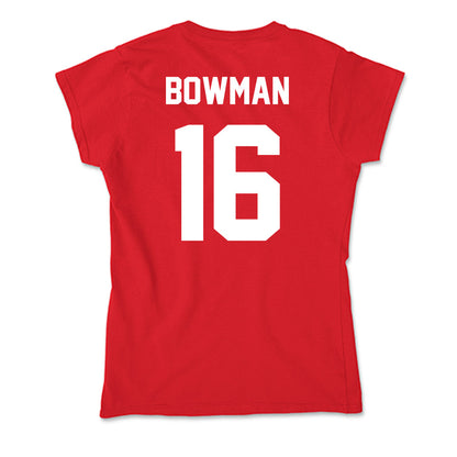 Gonzaga - NCAA Baseball : Zach Bowman - Soft Style Women’s T-Shirt-1