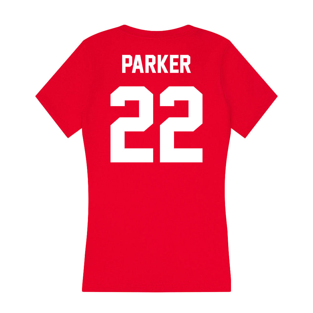 Gonzaga - NCAA Women's Soccer : Alexis Parker - Women's V-Neck T-Shirt-1