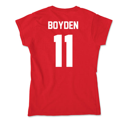 Gonzaga - NCAA Women's Soccer : Annie Boyden - Soft Style Women’s T-Shirt-1