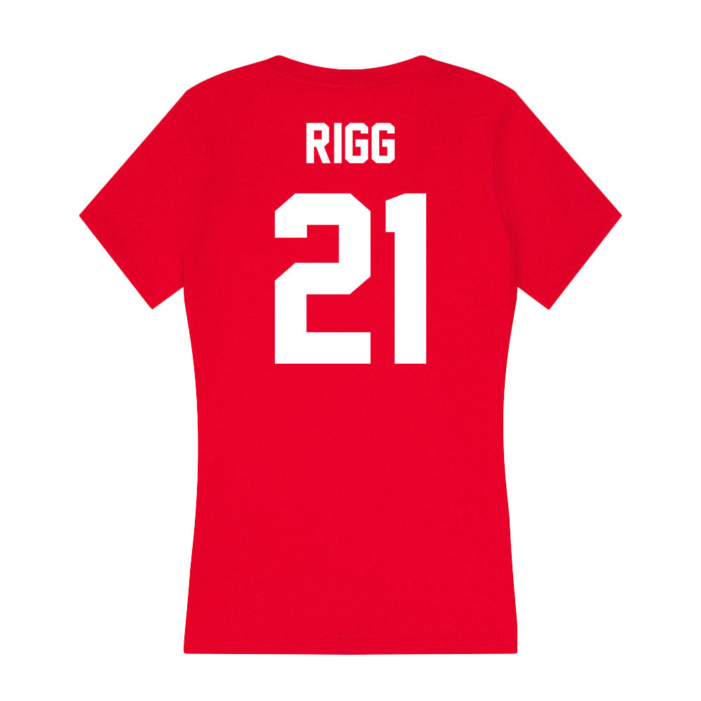 Gonzaga - NCAA Women's Soccer : Katelyn Rigg - Women's V-Neck T-Shirt-1