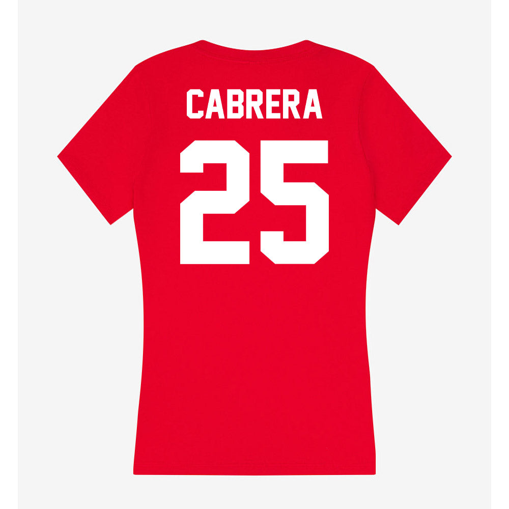 Gonzaga - NCAA Baseball : Brandon Cabrera - Women's V-Neck T-Shirt-1