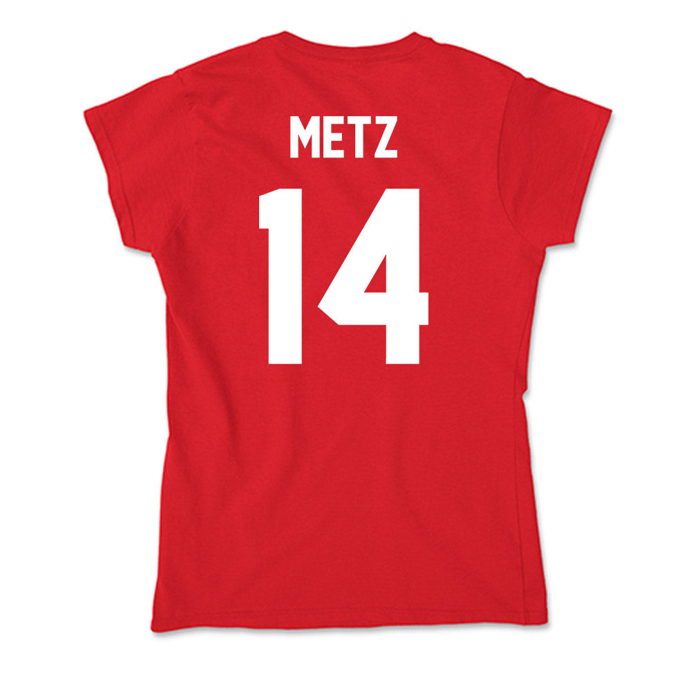 Gonzaga - NCAA Men's Basketball : Alonzo Metz - Soft Style Women’s T-Shirt-1