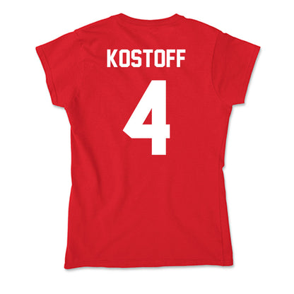 Gonzaga - NCAA Women's Volleyball : Krista Kostoff - Soft Style Women’s T-Shirt-1