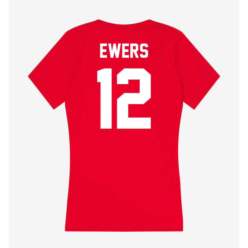 Gonzaga - NCAA Women's Soccer : Erin Ewers - Women's V-Neck T-Shirt-1