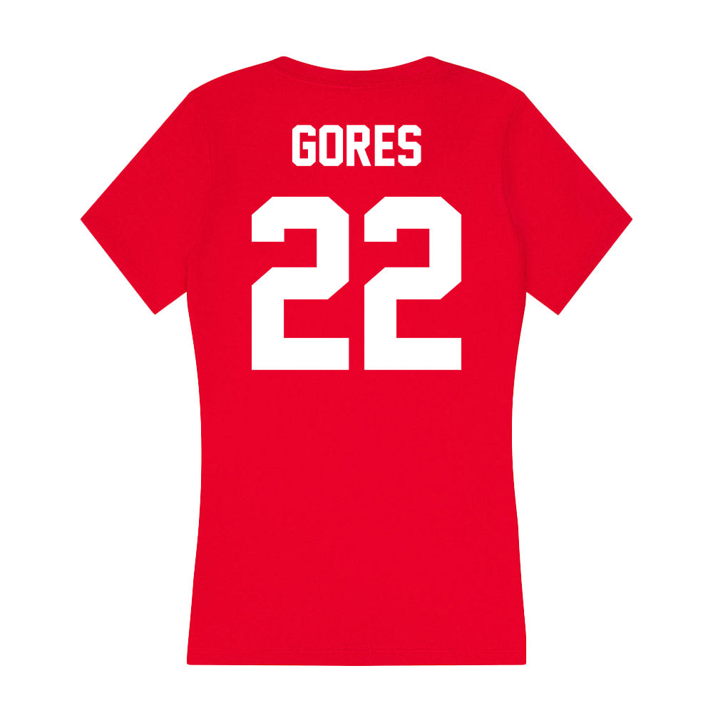 Gonzaga - NCAA Baseball : Garrett Gores - Women's V-Neck T-Shirt-1