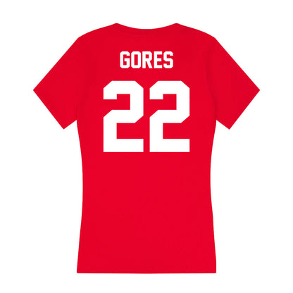 Gonzaga - NCAA Baseball : Garrett Gores - Women's V-Neck T-Shirt-1