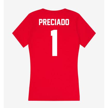 Gonzaga - NCAA Men's Soccer : Chema Preciado - Women's V-Neck T-Shirt-1