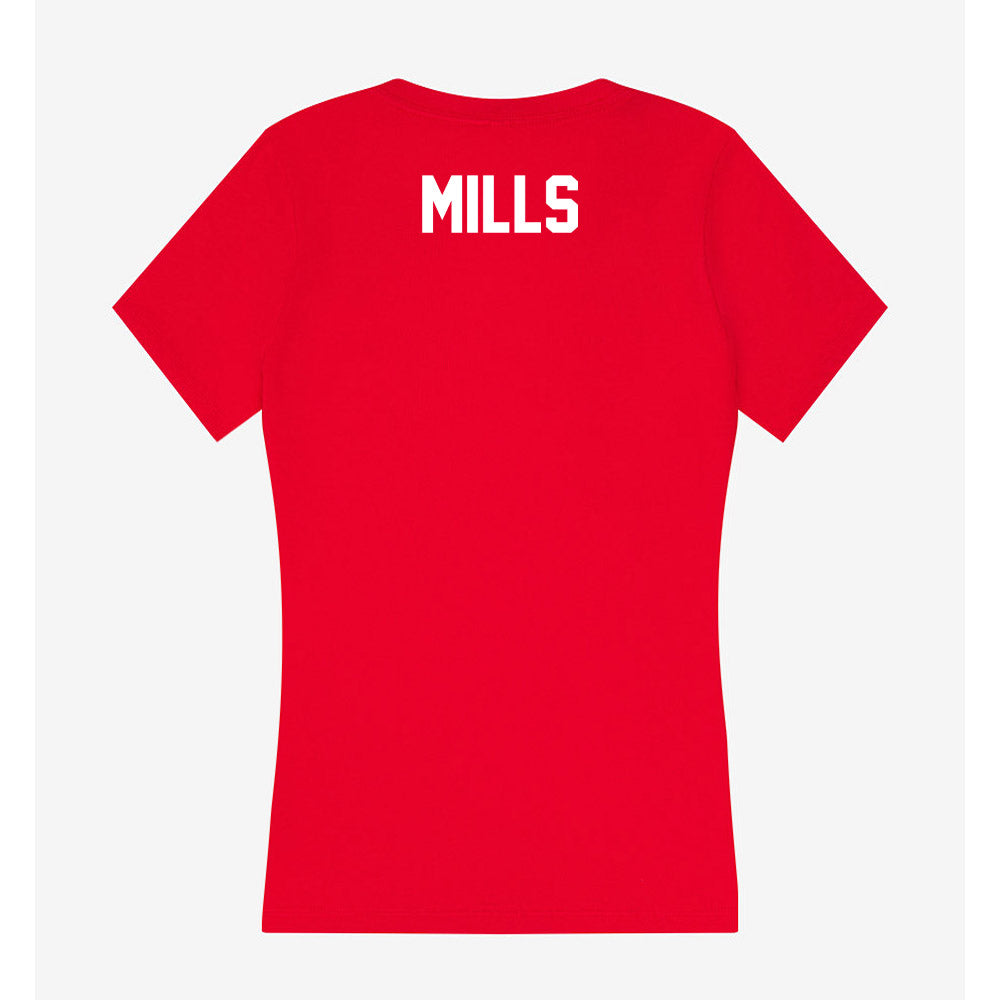 Gonzaga - NCAA Women's Rowing : Olivia Mills - Women's V-Neck T-Shirt-1