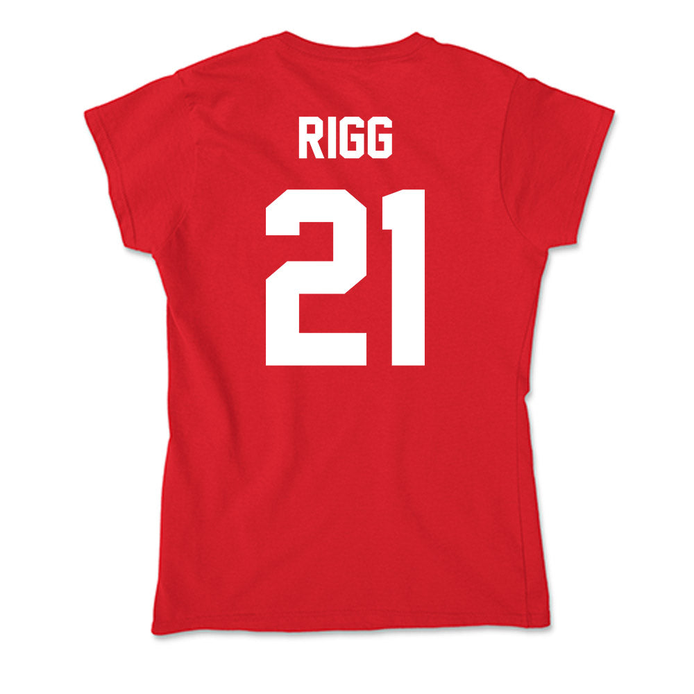 Gonzaga - NCAA Women's Soccer : Katelyn Rigg - Soft Style Women’s T-Shirt-1