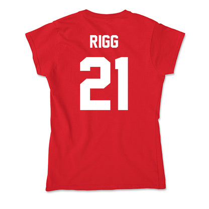 Gonzaga - NCAA Women's Soccer : Katelyn Rigg - Soft Style Women’s T-Shirt-1