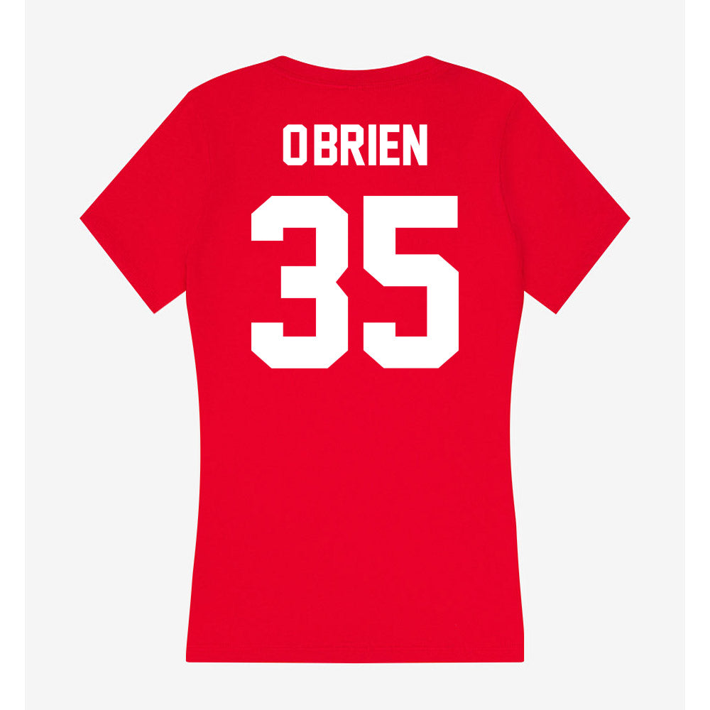 Gonzaga - NCAA Baseball : Finbar O'Brien - Women's V-Neck T-Shirt-1