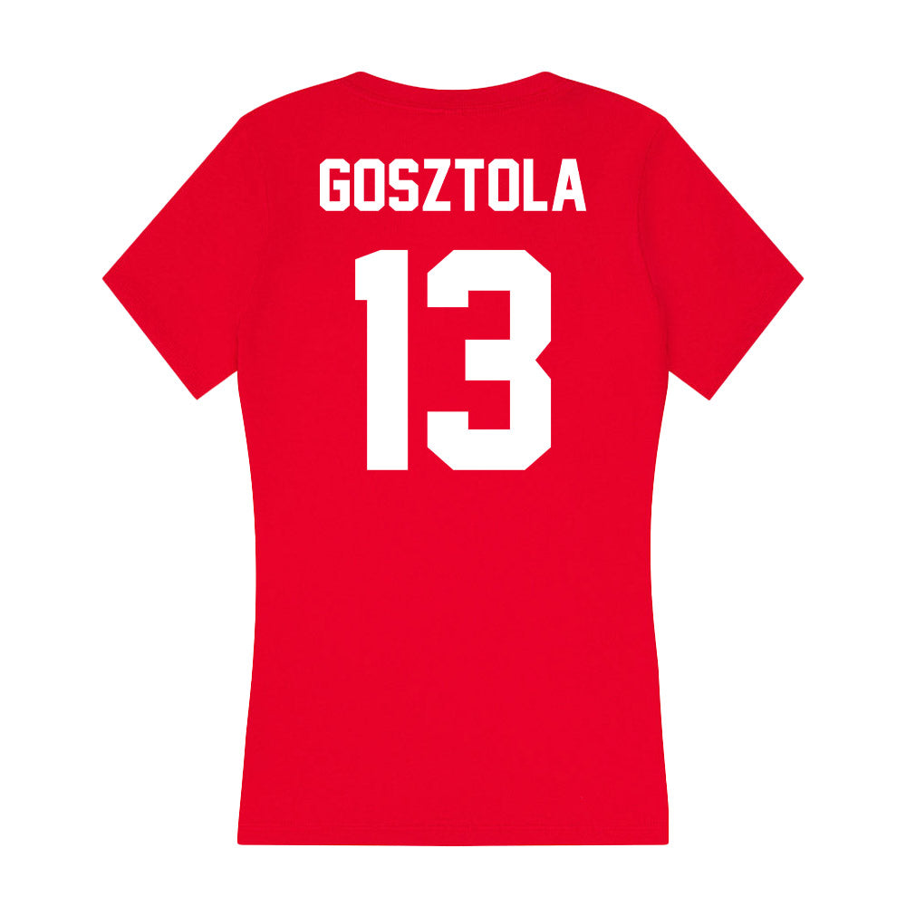 Gonzaga - NCAA Baseball : Miles Gosztola - Women's V-Neck T-Shirt-1