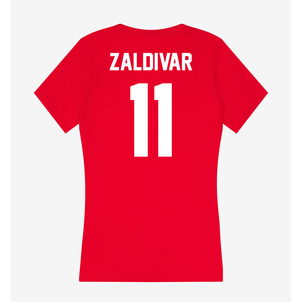 Gonzaga - NCAA Women's Volleyball : Carina Zaldivar - Women's V-Neck T-Shirt-1