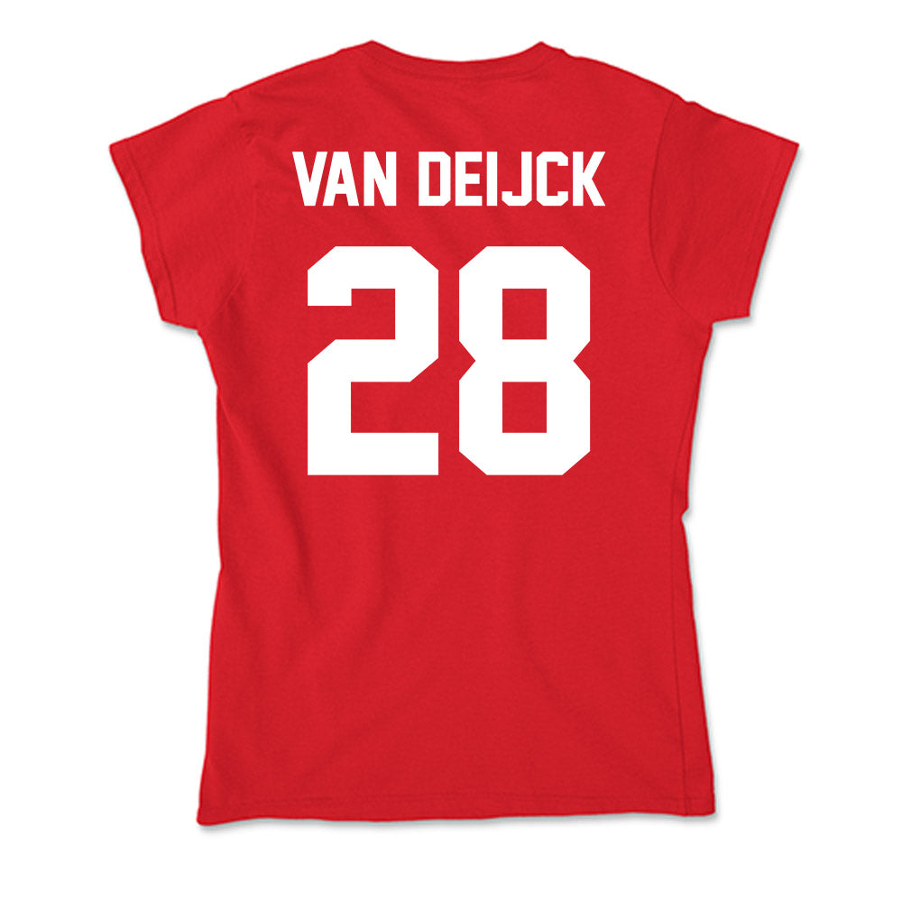 Gonzaga - NCAA Men's Soccer : Jelle van Deijck - Soft Style Women’s T-Shirt-1