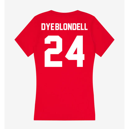 Gonzaga - NCAA Women's Soccer : Addison Dye-Blondell - Women's V-Neck T-Shirt-1