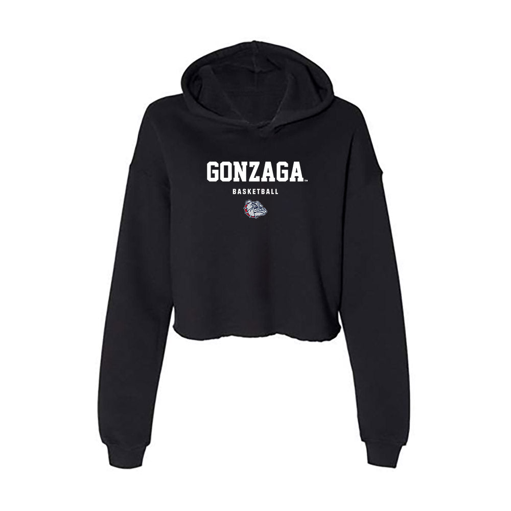 Gonzaga - NCAA Women's Basketball : Maud Huijbens - Women's Crop Fleece Hoodie-0