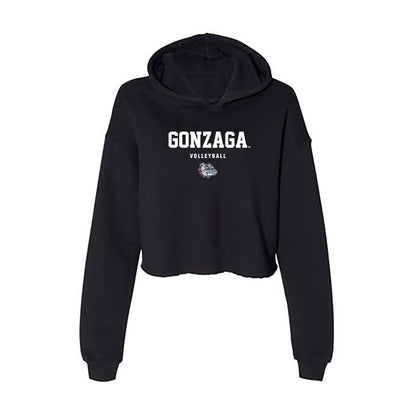 Gonzaga - NCAA Women's Volleyball : Fallon Thompson - Women's Crop Fleece Hoodie-0