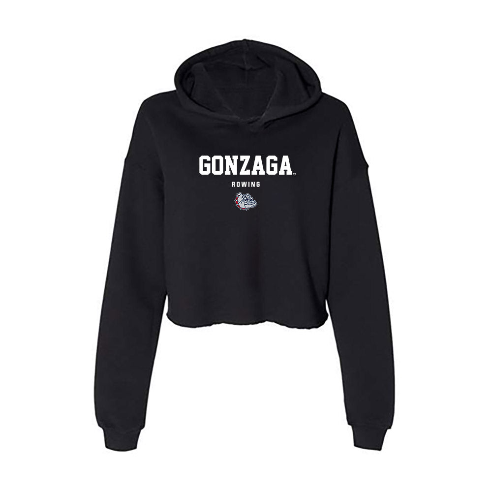 Gonzaga - NCAA Women's Rowing : Hannah Roche - Women's Crop Fleece Hoodie-0
