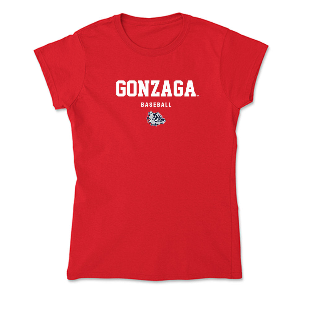 Gonzaga - NCAA Baseball : Garrett Gores - Soft Style Women’s T-Shirt-0