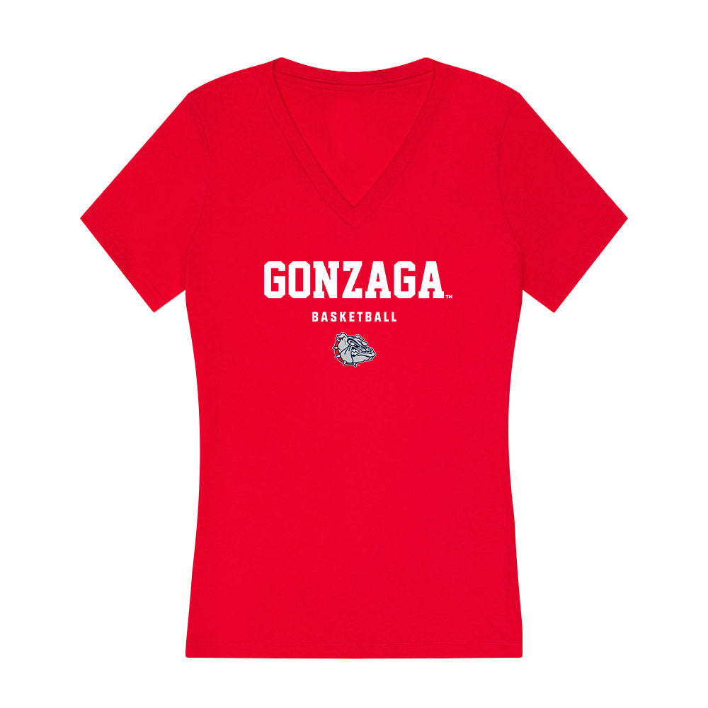 Gonzaga - NCAA Women's Basketball : Christabel Osarobo - Women's V-Neck T-Shirt-0