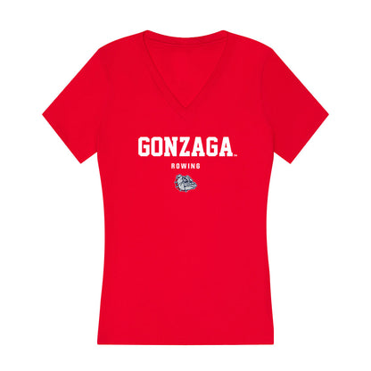 Gonzaga - NCAA Women's Rowing : Hannah Blonski - Women's V-Neck T-Shirt-0