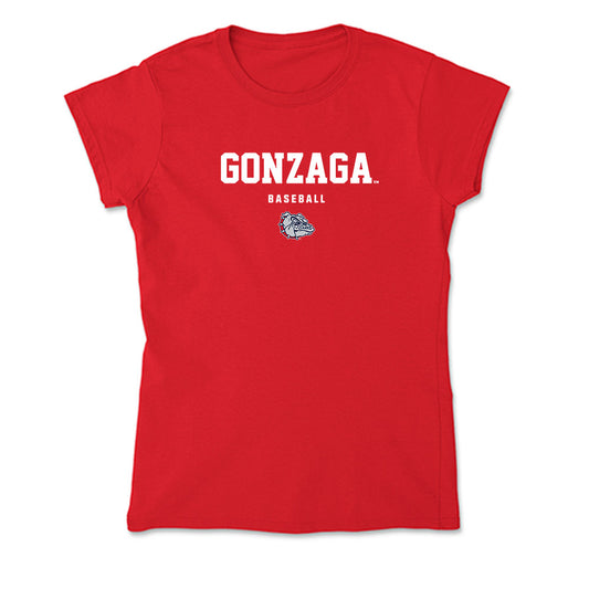 Gonzaga - NCAA Baseball : Gage Mestas - Soft Style Women’s T-Shirt-0