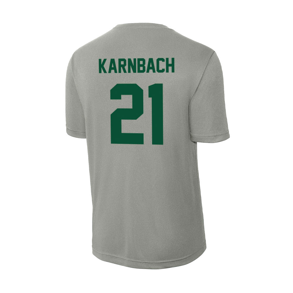 Baylor - NCAA Acrobatics & Tumbling : Cassandra Karnbach - Activewear T-Shirt-1