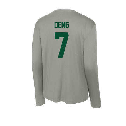 Baylor - NCAA Women's Basketball : Yuting Deng - Activewear Long Sleeve T-Shirt-1