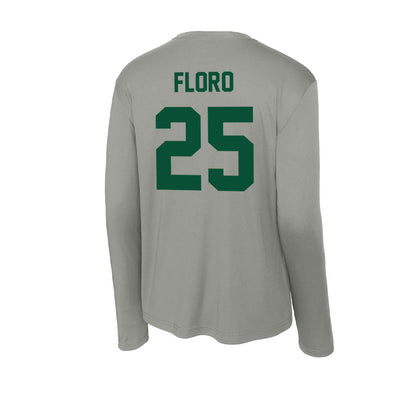 Baylor - NCAA Acrobatics & Tumbling : Ava Floro - Activewear Long Sleeve T-Shirt-1