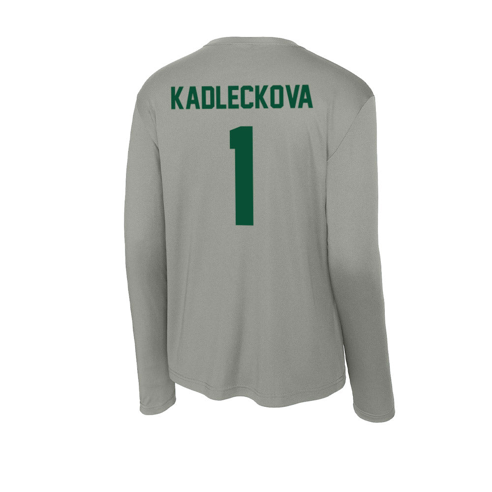 Baylor - NCAA Women's Tennis : Miska Kadleckova - Activewear Long Sleeve T-Shirt-1