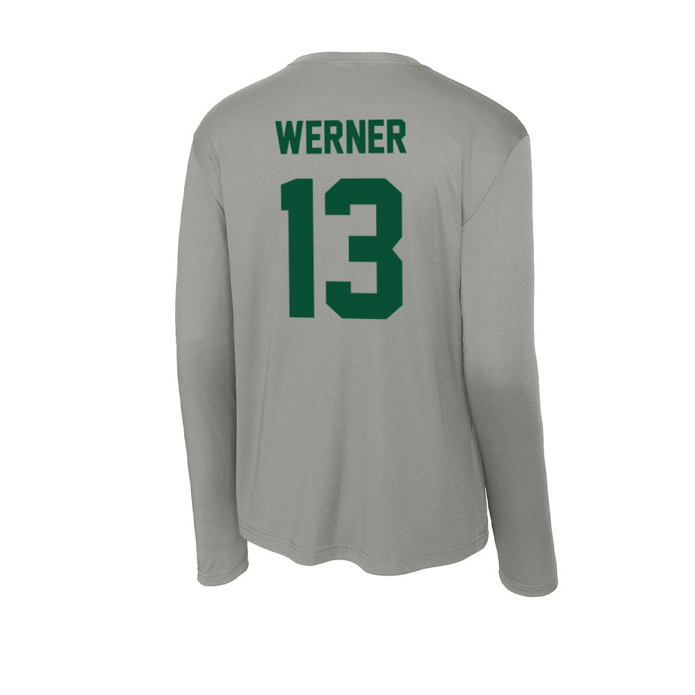 Baylor - NCAA Acrobatics & Tumbling : Madden Werner - Activewear Long Sleeve T-Shirt-1