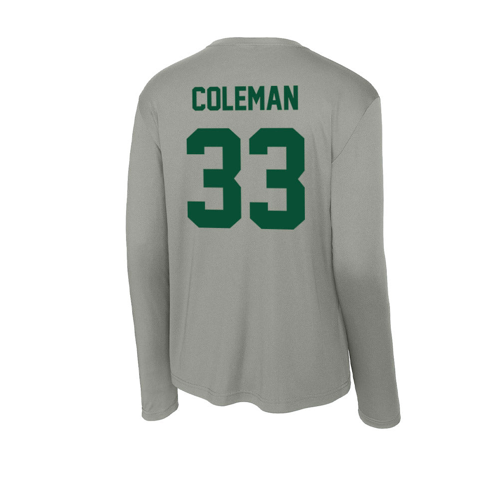 Baylor - NCAA Football : DJ Coleman - Activewear Long Sleeve T-Shirt-1