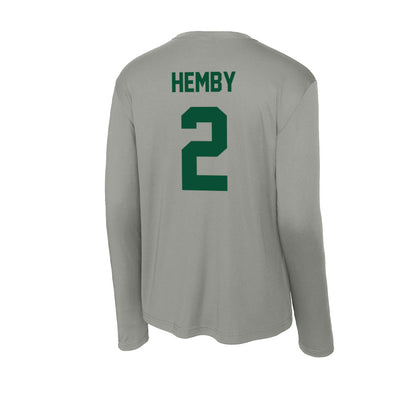 Baylor - NCAA Acrobatics & Tumbling : Charlyze Hemby - Activewear Long Sleeve T-Shirt-1